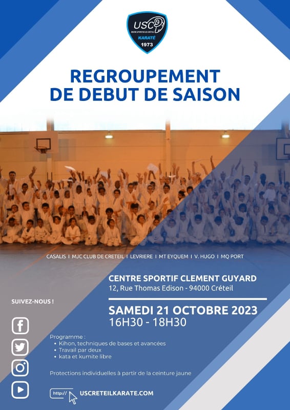 Regroupement de début de saison