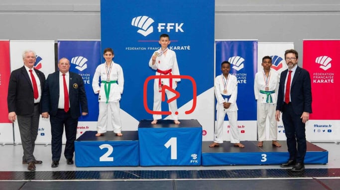 Coupe de France combat benjamins 2D David POPESCU 1er 